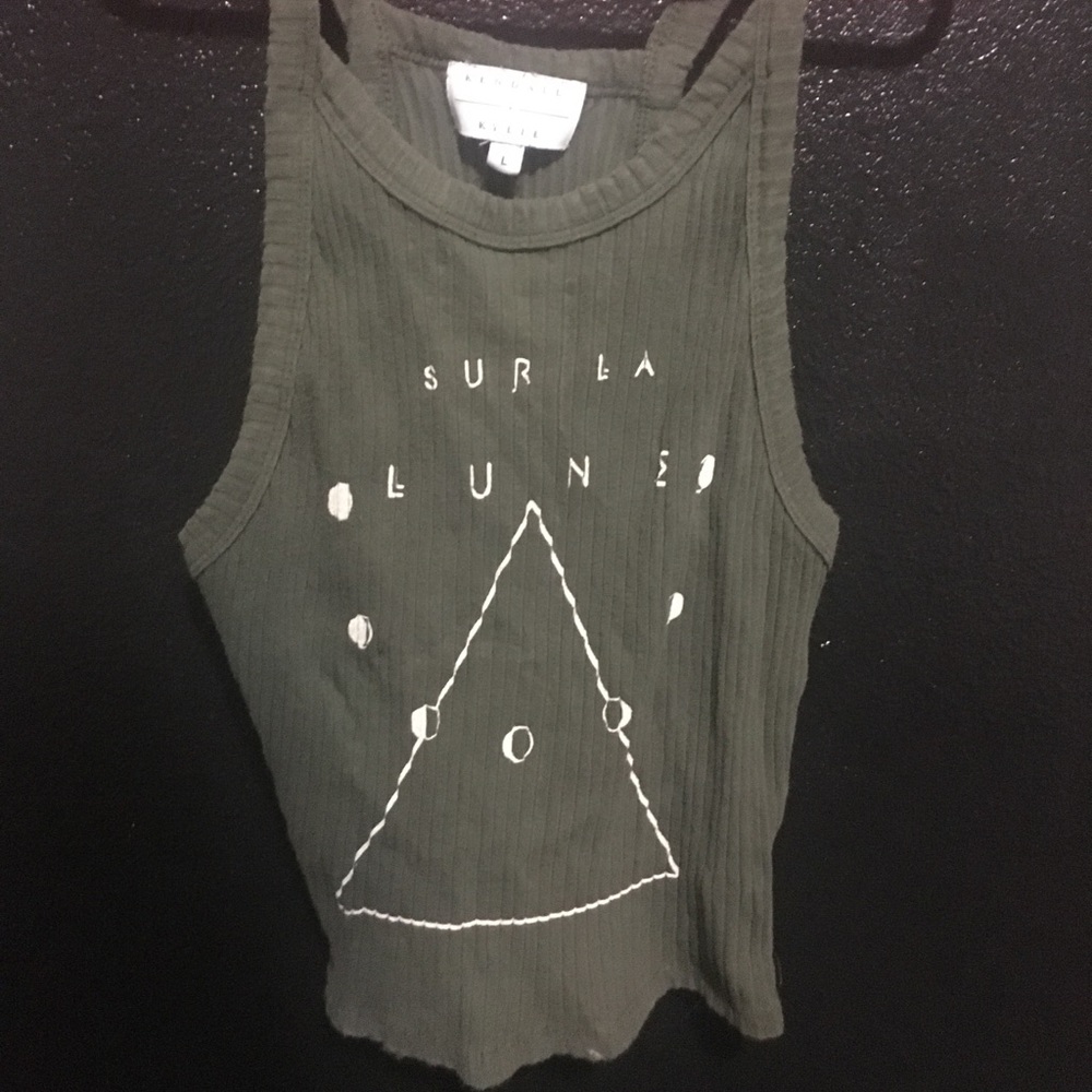 Kendall and Kylie Cropped tank top
